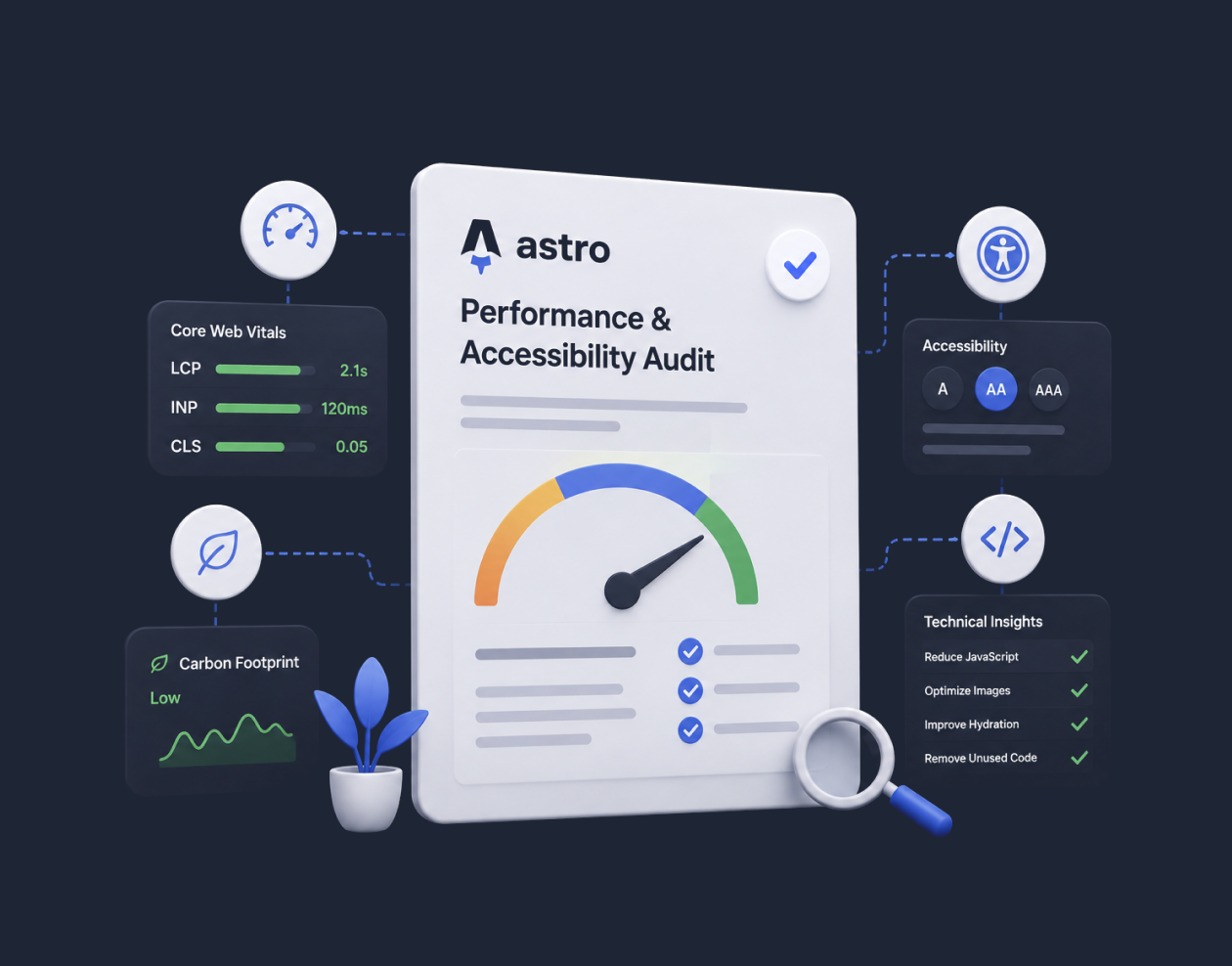Astro Performance & Web Accessibility Audit